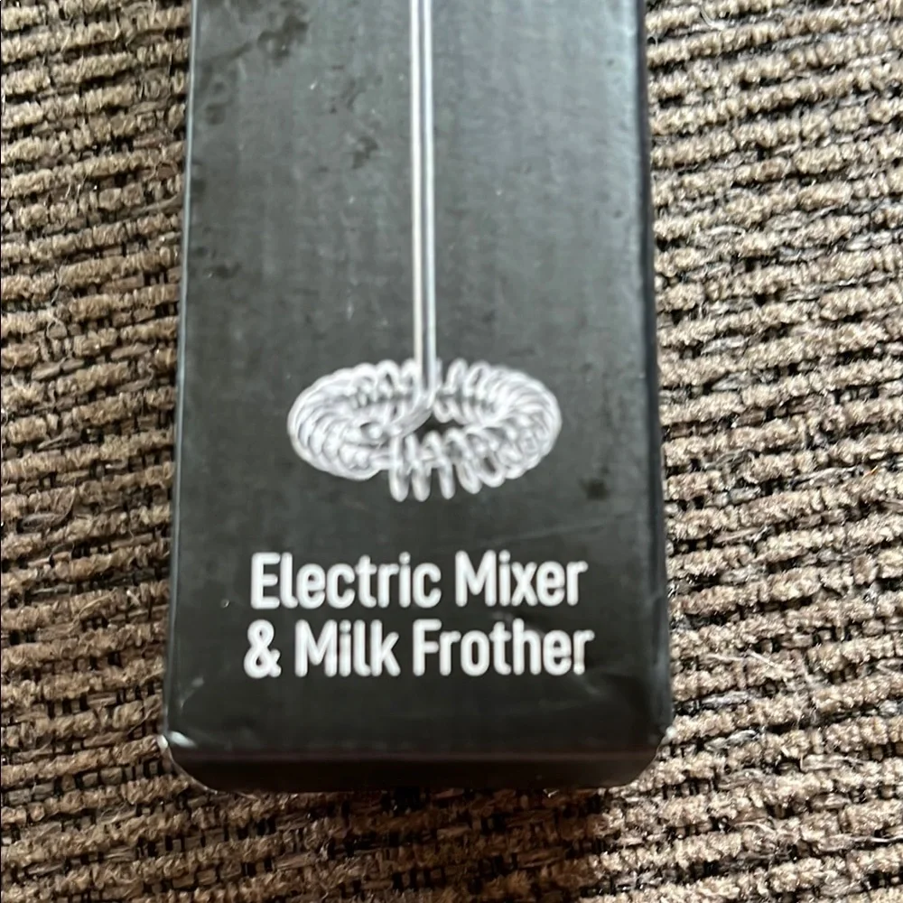 Black Electric Mixer & Milk Frother